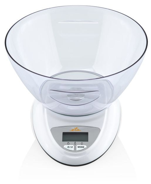 Elektronische Küchenwaage bis 5 kg Genauigkeit 1 g  Zori (Silber, Weiß) 