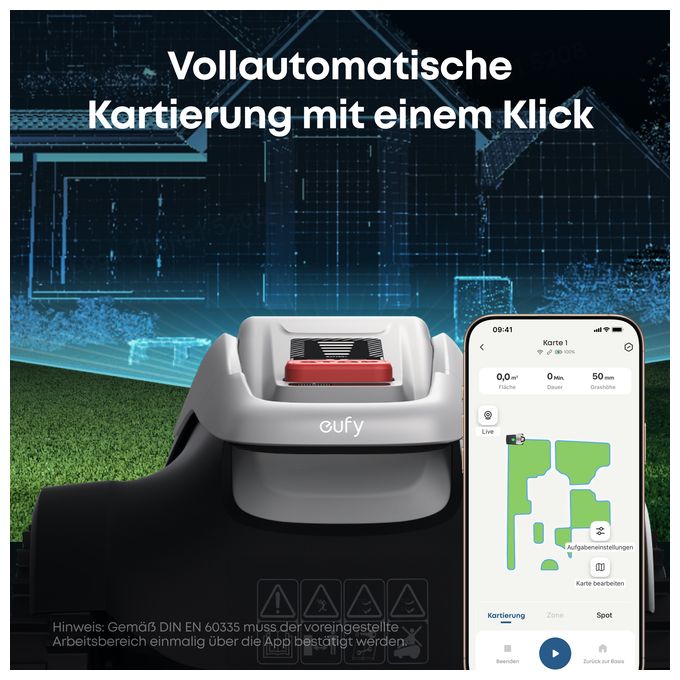 Rasenmähroboter bis 800 m² E15 Solo 