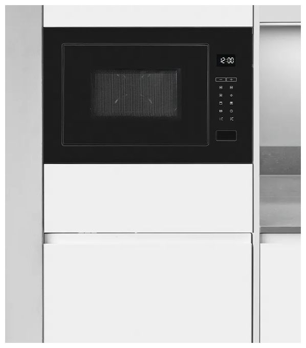 Einbau-Mikrowelle 1200 W Größe: mittel 10 Stufen Grill (Schwarz) EMW25-G-020 