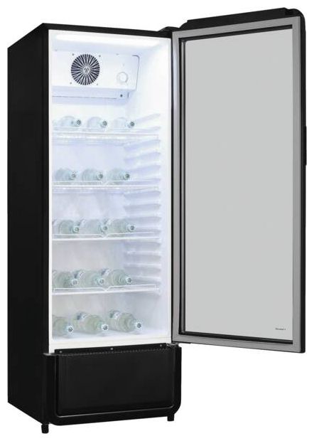 240 l / 240 l Kühlschrank freistehend EEK: D 654 kWh Jahr NoFrost  GKS220-GT-431D (Schwarz) 