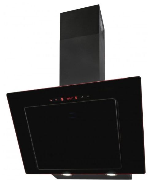 Abluft/Umluft Dunstabzugshaube/Esse Wand 540 mm (Schwarz) KFD607-2LED 