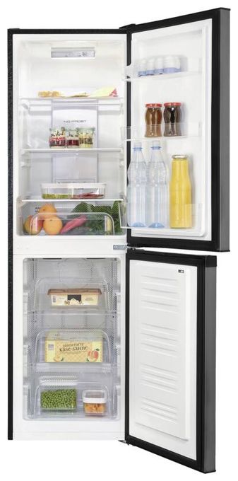129 l / 64 l Kühl-Gefrierkombi freistehend NoFrost 209 kWh Jahr  KGC195-65-NF-330E (Anthrazit) 