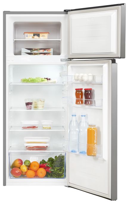 165 l / 41 l Kühl-Gefrierkombi freistehend 176,3 kWh Jahr  KGC270-45-010E (Silber) 