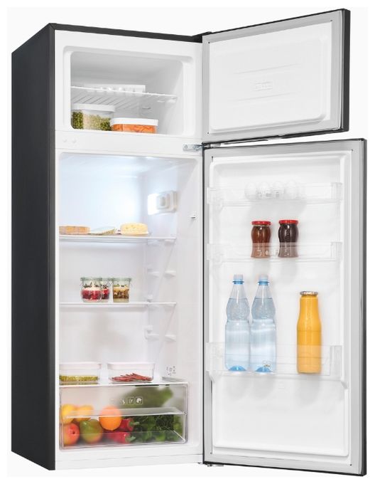 169 l / 37 l Kühl-Gefrierkombi freistehend 137 kWh Jahr  KGC270-45-040D (Dunkles Grau) 