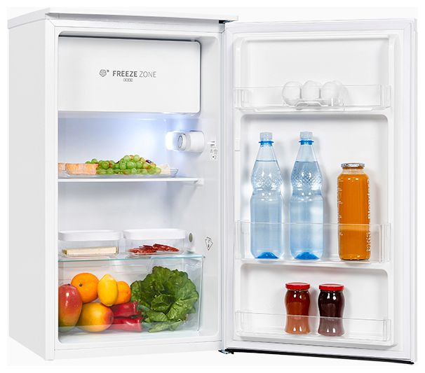 82 l / 75 l Tischkühlschrank EEK: E 125 kWh Jahr  KS117-3-010E (Weiß) 