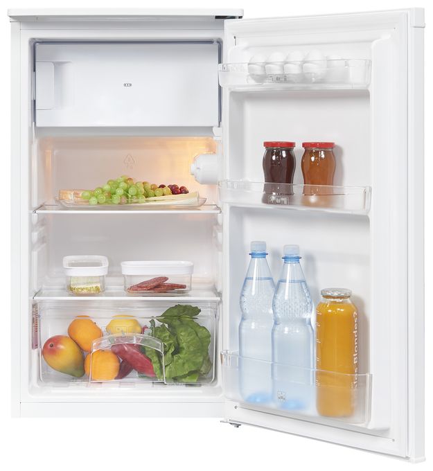 70 l Tischkühlschrank EEK: E 135 kWh Jahr  KS117-3-040E (Weiß) 