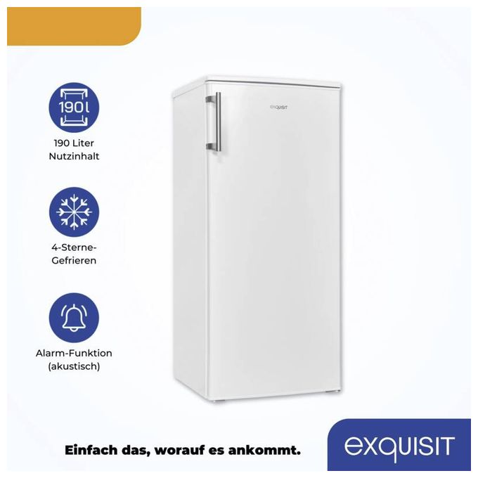 190 l / 176 l Kühlschrank freistehend EEK: E 143 kWh Jahr  KS185-4-H-040E (Weiß) 