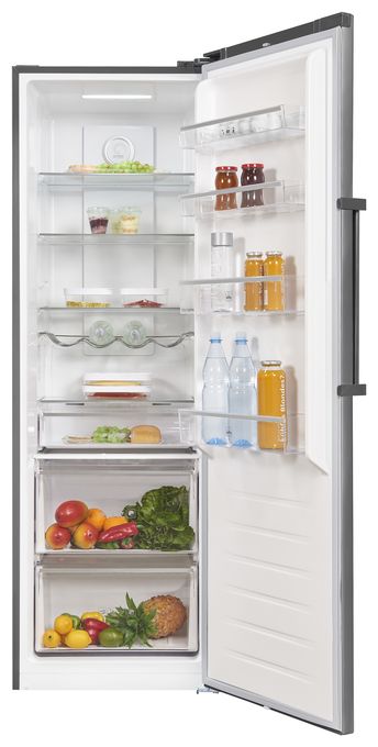 359 l Kühlschrank freistehend EEK: E 118 kWh Jahr NoFrost  KS360-V-HE-040E (Edelstahl) 