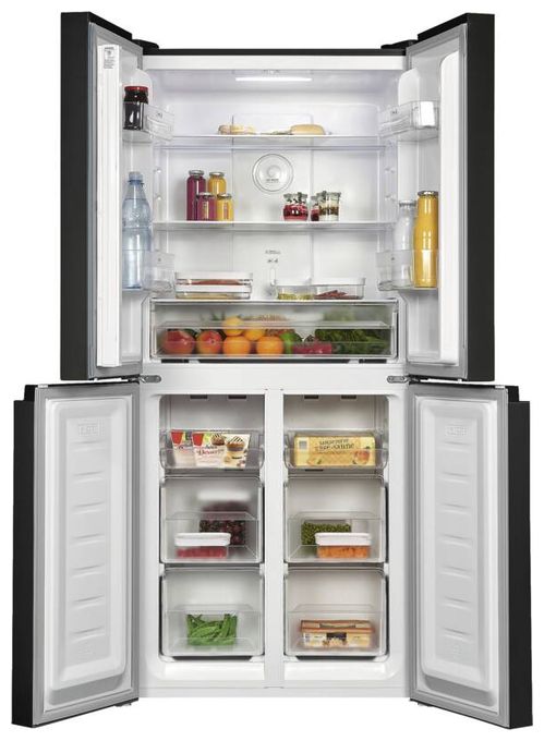 Side-by-Side Kühl-/ Gefrierkombination 237 l / 135 l 210 kWh NoFrost 1800 mm x 790 mm  MD365-125-040D (Anthrazit) 