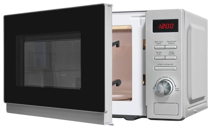 Standgeräte Solo 1050 W Größe: klein 5 Stufen Grill  MW2070-3GDI (Silber) 