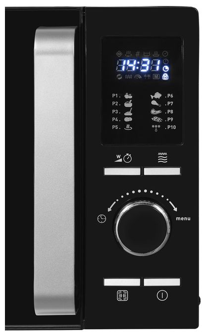 Freistehende Mikrowelle 900 W Größe: klein 11 Stufen Grill  MW8925-7 (Schwarz) 