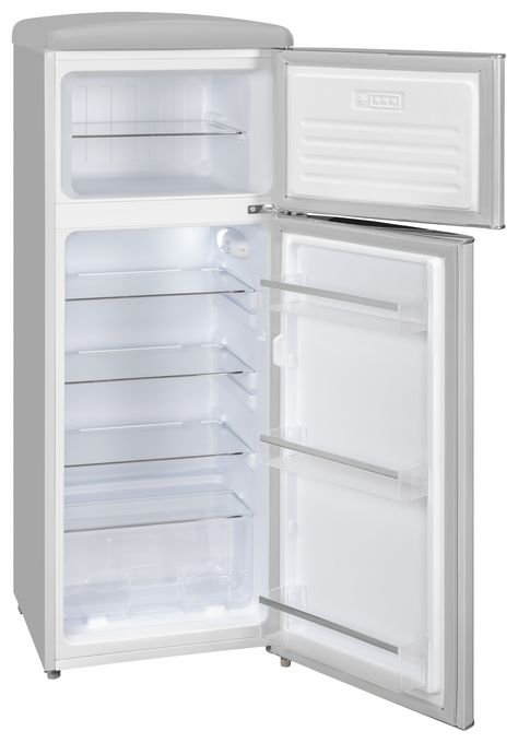 162 l / 44 l Kühl-Gefrierkombi freistehend 179,95 kWh Jahr  RKGC270-45-H-160E (Grau) 