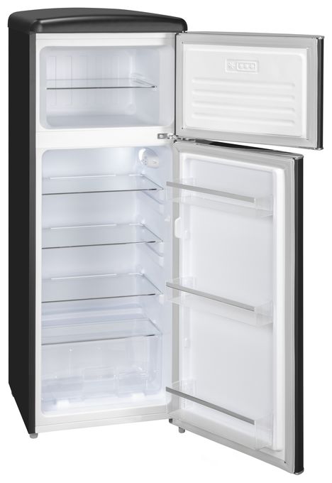 162 l / 44 l Kühl-Gefrierkombi freistehend 179,95 kWh Jahr  RKGC270-45-H-160E (Schwarz) 