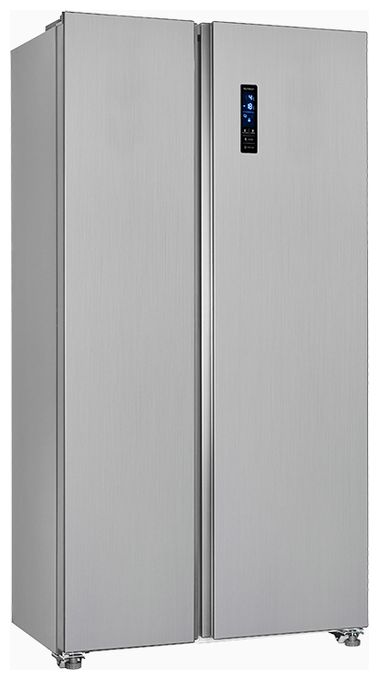 Side-by-Side Kühl-/ Gefrierkombination 291 l / 148 l 287 kWh NoFrost 1770 mm x 910 mm  SBS46-040E (Edelstahl) 