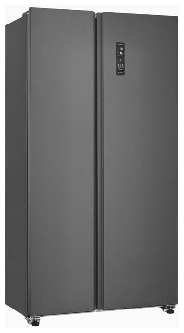 Side-by-Side Kühl-/ Gefrierkombination 291 l / 151 l 287 kWh NoFrost 1770 mm x 910 mm  SBS46-040E (Anthrazit) 