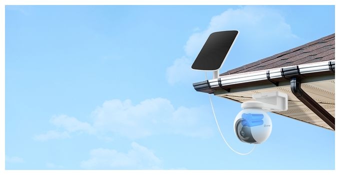 2304 x 1296 Pixel IP-Sicherheitskamera IP65 4G Innen & Außen Nachtsicht  CS-EB8 (Weiß) 
