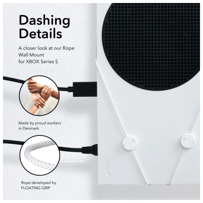 Xbox Series S  Wall Mount Bundle Deluxe (Weiß) 