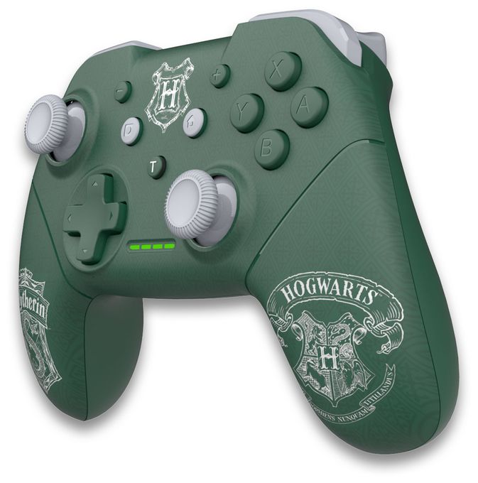 Analog Gamepad für Nintendo Switch  Wireless Controller Harry Potter Slytherin (Grün, Grau) 