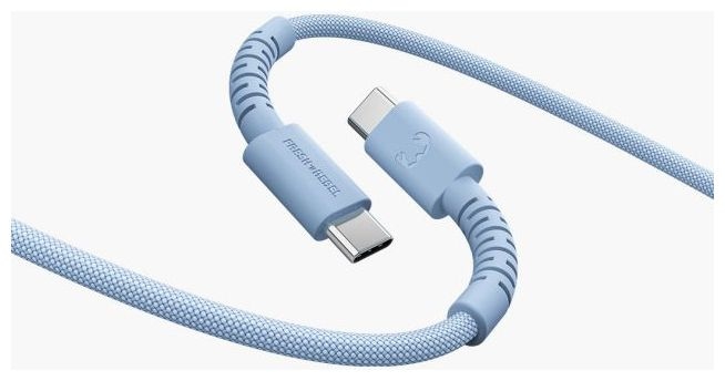 Stecker Rundkabel USB C auf USB C bis 100 W 2 m  2CCC201VB (Cyan) 
