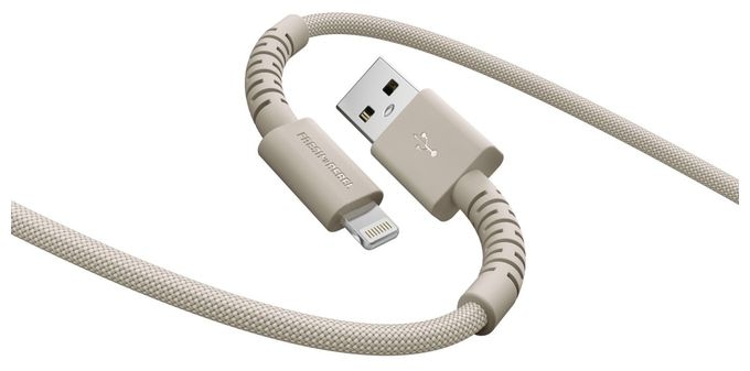 Stecker Rundkabel Lightning auf USB A 2 m  2ULC201SS (Beige) 