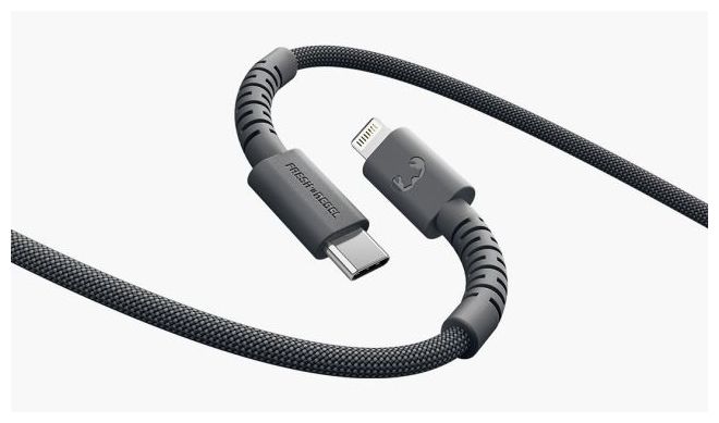 Stecker Lightning auf USB C 0,7 m  FlexWave (Grau) 