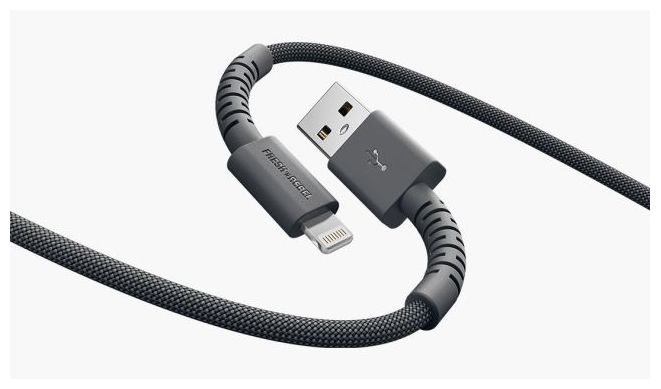 Stecker Lightning auf USB A 0,7 m  FlexWave (Grau) 