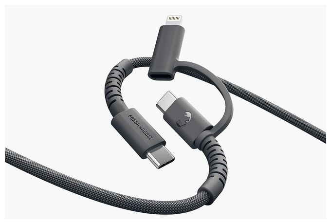 Stecker Lightning auf USB C 2 m  FlexWave (Schwarz) 