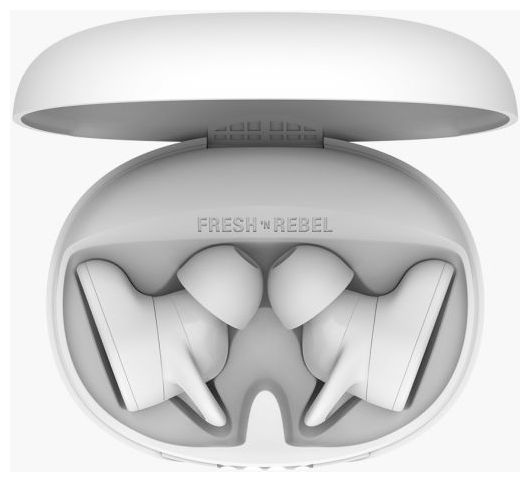In-Ear Bluetooth Kopfhörer Kabellos TWS 6 h Laufzeit IPX4  Twins Move (Hellgrau) 