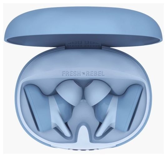 In-Ear Bluetooth Kopfhörer Kabellos TWS 6 h Laufzeit IPX4  Twins Move (Hellblau) 