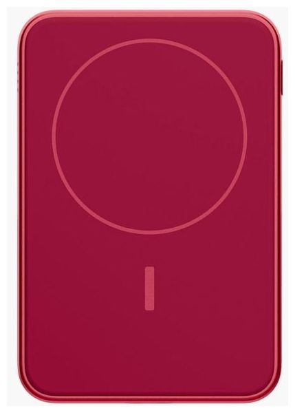 5000 mAh Powerbank USB Typ-C Kabelloses Laden  Wireless Magnetic (Rot) 