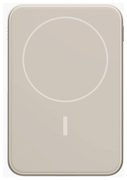5000 mAh Powerbank USB Typ-C Kabelloses Laden  Wireless Magnetic (Sand) 