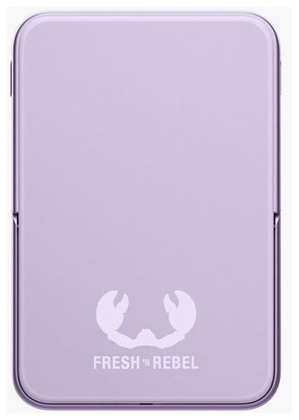 5000 mAh Powerbank USB Typ-C Kabelloses Laden  Wireless Magnetic (Lila) 