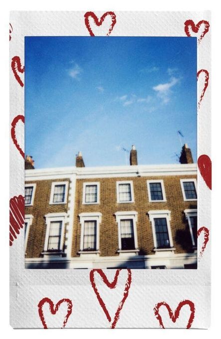 Instax mini Heart Sketch 