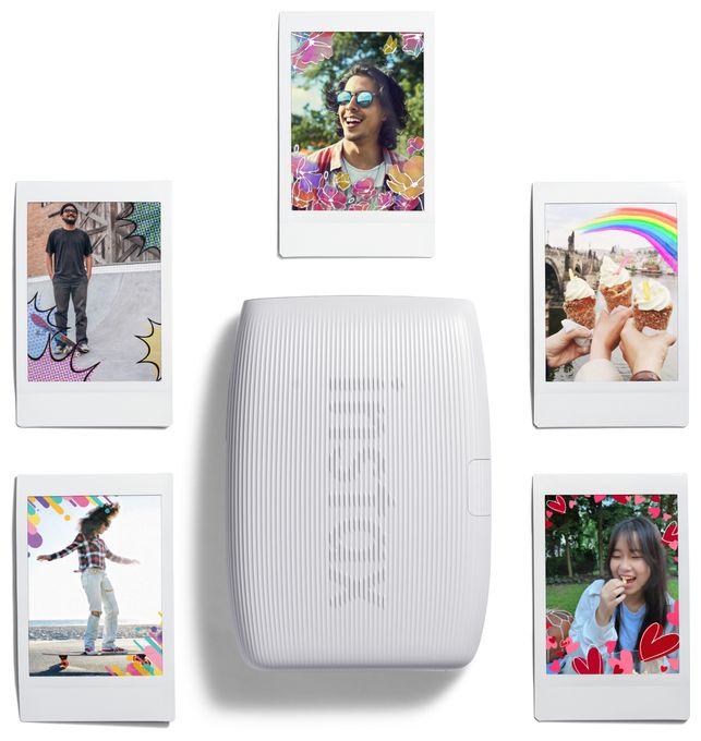 2.4" x 1.8" (6.2x4.6 cm) Foto Drucker 800 x 600 DPI  Instax Mini Link3 (Weiß) 