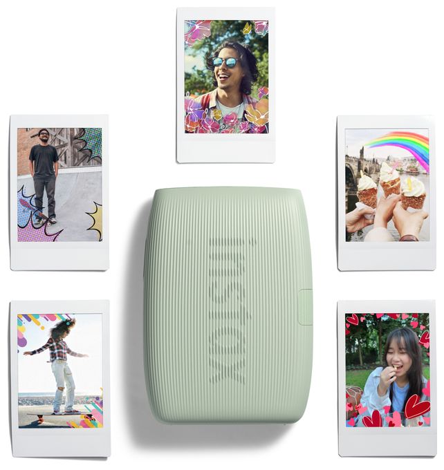 2.4" x 1.8" (6.2x4.6 cm) Foto Drucker 800 x 600 DPI  Instax Mini Link3 (Salbei) 