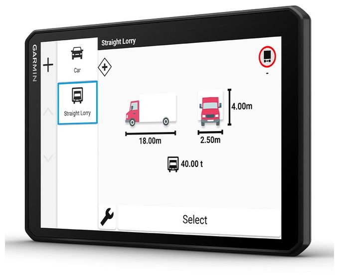 20,3 cm (8 Zoll) Navigationsgerät 32 GB Dezl LGV820 