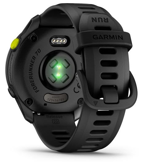 Digital 30 mm Smartwatch Rund  Forerunner 70 (Schwarz) 