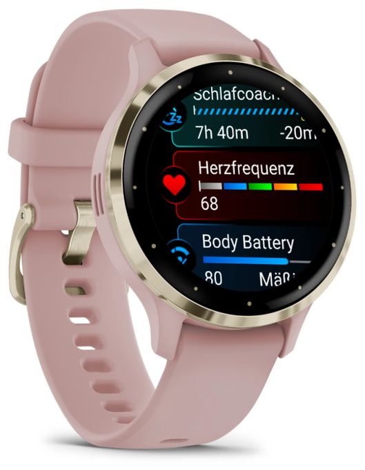 Digital 41 mm Smartwatch Rund  Venu 3S (Gold, Rose) 