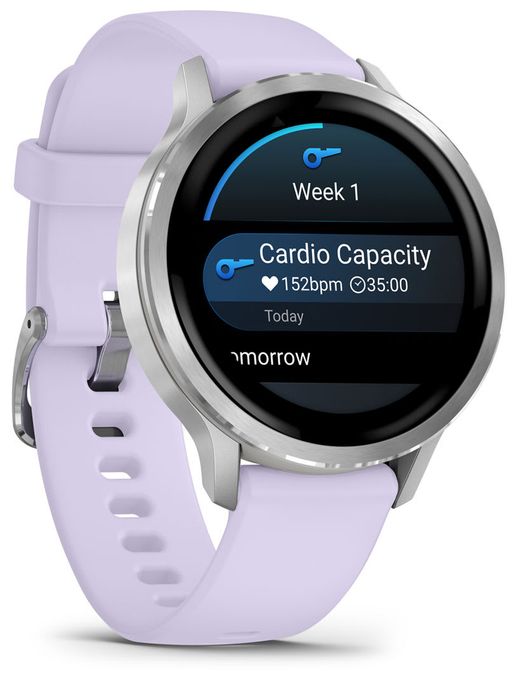 Digital 41 mm Smartwatch Rund 432 h  Venu 4 (Silber) 