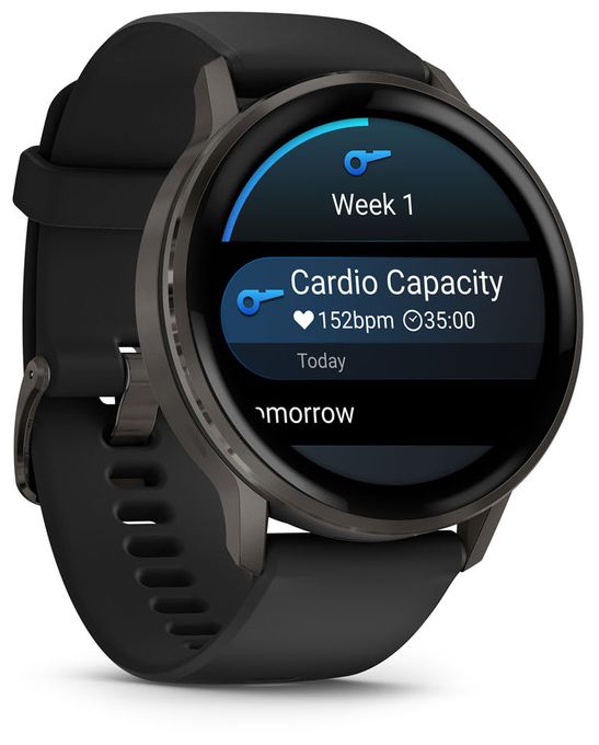 Digital 45 mm Smartwatch Rund 600 h  Venu 4 (Schwarz) 