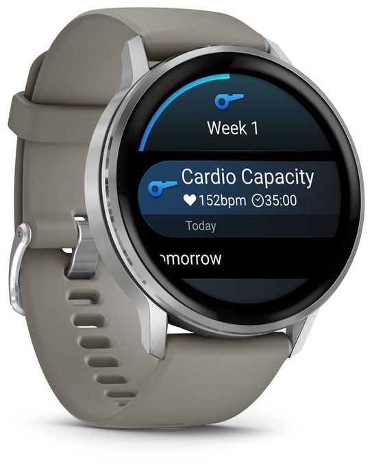 Digital 45 mm Smartwatch Rund 600 h  Venu 4 (Silber) 