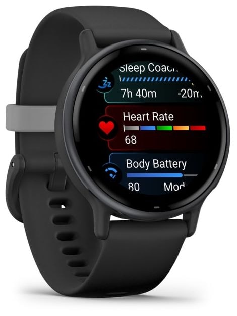 Digital 42 mm  Smartwatch Rund 264 h  Vivoactive 5 (Schwarz) 