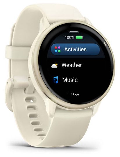 Digital 42 mm  Smartwatch Rund 264 h  Vívoactive 6 (Weiß) 