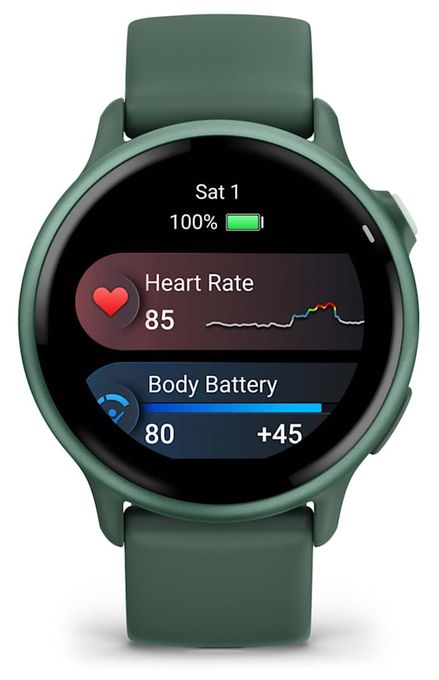 Digital 42 mm  Smartwatch Rund 264 h  Vívoactive 6 (Grün) 
