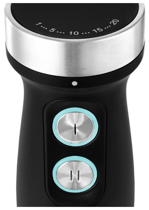 Stabmixer 1200 W 20 Stufen  40972 Design Power Stabmixer Set 5-in-1 (Schwarz, Edelstahl) 