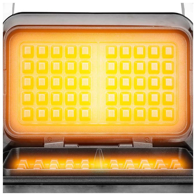 Waffeleisen Rechteckig für 2 Waffel(n) 1600 W 42449 Advanced Control Black Edition 