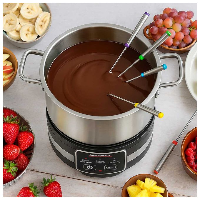 Fondue für 8 Personen 1200 W  42568 MultiCook 4-in-1 (Schwarz/Edelstahl) 