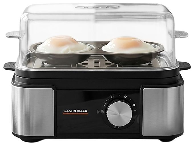 Eierkocher für 6 Eier  42803 EasyCook 6 (Schwarz, Edelstahl) 