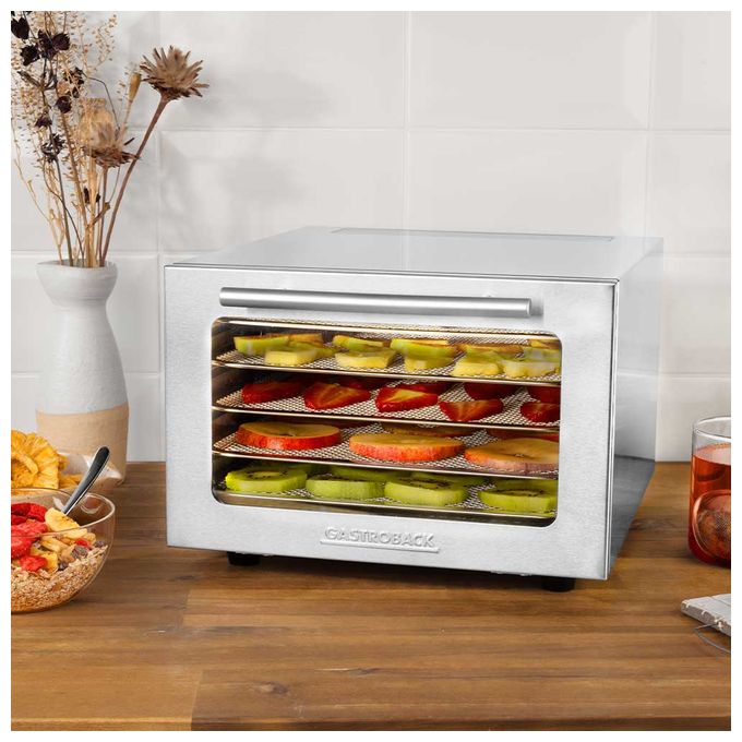 Dörrautomat 400 W 24 h Maximale Timer-Zeit 1 5 Dörrgitter 46604 Mini Professional 