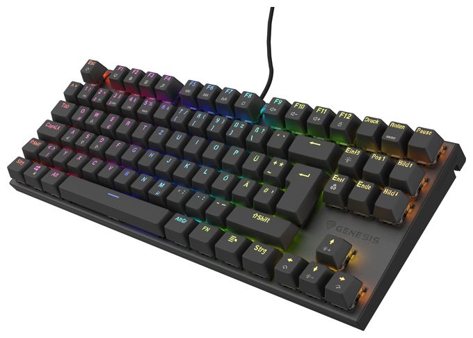 RGB-LED Gaming Tastatur USB  Thor 303 TKL (Schwarz) 